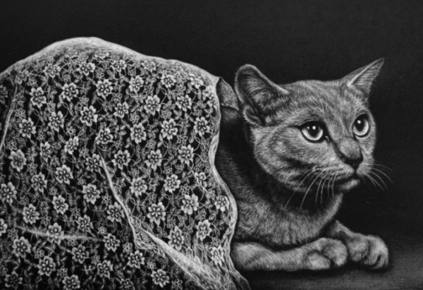 生田宏司 銅版画メゾチント展 ～自画・自刻・自刷の小宇宙に浮かび上がる愛しきもの～ | ショップブログ | 東急百貨店 吉祥寺店
